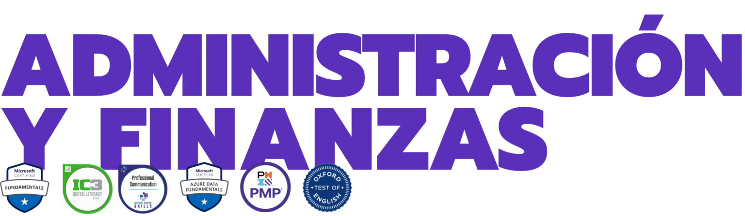 administración y finanzas certificaciones